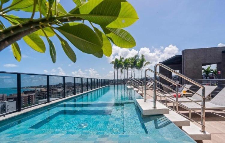 Apto Time - Vista Mar Em Ponta Verde Maceio Appartement Buitenkant foto